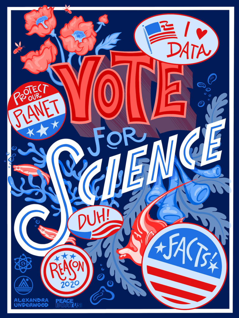 Vote for Science poster by Alexandra Underwood