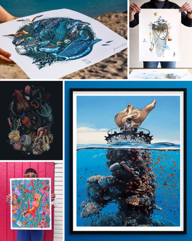 Examples of Printed Oceans