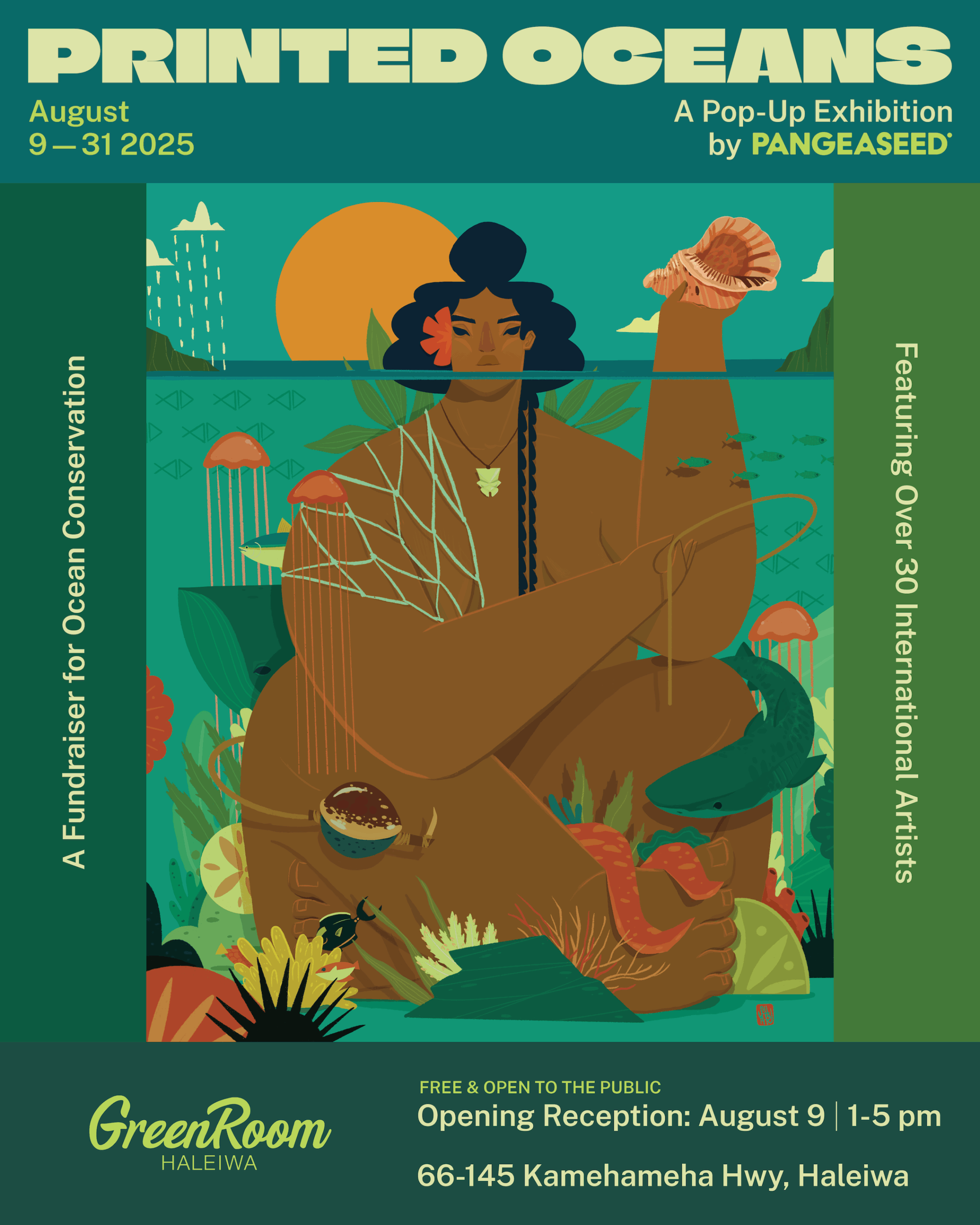 Printed Oceans Pop-Up at GreenRoom Hawaii